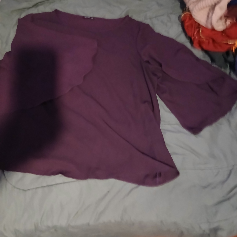 Elegant Purple Women's Top